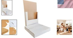 Vinyl Record Mailer Corrugated Shipping Box 12.5×12.5x2inch White Adjustable …