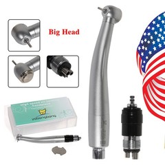 10 PCS NSK Style Dental High Speed Turbine Handpiece with Quick Coupler 4Hole M4