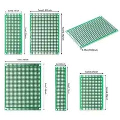 Double Sided Breadboard 2×8 3×7 4×6 5×7 7x9CM Prototyping Board Electronic Kit