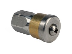 Schieffer 1/8″ x 50′ Sewer Jetter Hose & 5.0 Button Nose & 5.5 Rotating Nozzles