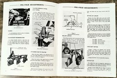 Ford Series 101 Plow Operators Owners Manual Adjustments Operation Assembly