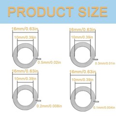 Durable 48-Count M10×16mm Shim Washer Set – Ideal for Automotive and Electronics