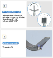 (US Delivery) Video Laryngoscope with 3 Reusable blades (MAC3/MAC4/D-BLADE)