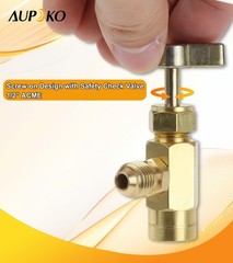 R1234YF SelfSealing Can Tap with Left Hand Threaded, 1/2’’ to 1/4’’ SAE Dispe…