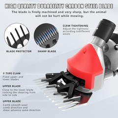 1000W Sheep Shears Electric Farm Livestock Haircut with Blades Professional Anim