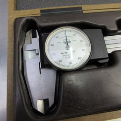 TESA 0-6″ Inside/Outside Dial Caliper 05.20001 Swiss Made .001″ Grad Stainless
