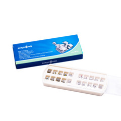 30Pack Orthodontic Brackets Dental Mini Metal Braces Roth/MBT .022” Hooks 3/345