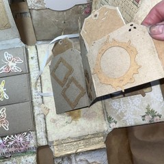 Handmade Junk Journal Folio Loaded with Flaps and Flips Working Lock And Keys