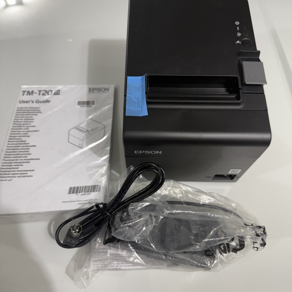 Epson TM-T20III Thermal POS Ethernet USB Receipt Printer Model M267E No Box
