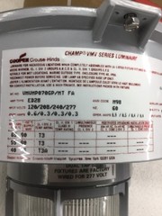 Cooper Crouse-Hinds VMVMP070GP 70W Stanchion Mount Metal Halide Light Fixture