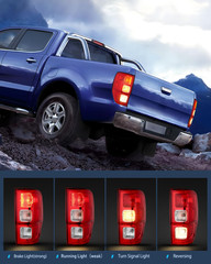 Tail Light Assembly Compatible with 2019 2020 2021 2022 2023 Ford Ranger XL W/O