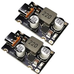 2X 65W Type-C DC 8~30V PD/QC Quick Charge Fast Charging Board USB Buck Modules