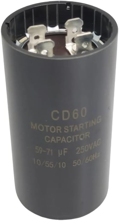 59 71 MFD uF 220VAC CD60 Circular Motor Starting Capacitors Franklin Control