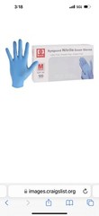 500pcs Disposable Synguard Nitrile Exam Gloves Medical Gloves Latex Powder Free