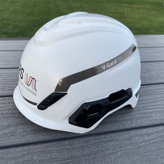 MSA V-Gard H1 Nonvent Safety Helmet Trivent Fas-Trac III Pivot White