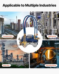 VEVOR Electromagnetic Gas Pipe Cutting Machine 0.2″-4″ Thick Tube 2″-30″/Min