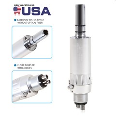 1-10 Dental Low Speed Air Motor Handpiece E-type 4Hole External Water Spray fz