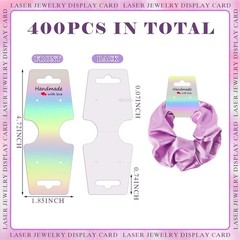 Teling 400 Pcs Jewelry Display Cards 4.7 x 2 inch, as picture shown