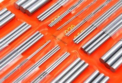 48-Piece Thread Wire Measuring Set for Checking Pitch Diameter Angle