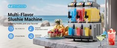 3x15L Tank Commercial Slushy Machine Smoothie Frozen Drink Maker Multi-mode