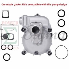 Gasket Mechanical Seal Kit For NorthStar 3″IN Trash Pump 21000GPH 240cc 106130