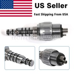 Dental KaVo MULTIflex Style Coupler 4 Hole High Speed Handpiece Quick Coupling