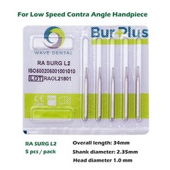Wave Dental Carbide Burs Surgical Bur Latch Round RA SURG 2 4 6 8 Contra Angle
