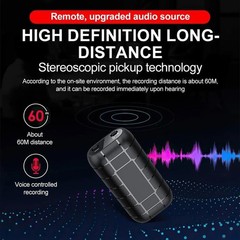 Mini Spy Hidden Audio Recorder Voice Activated Office Listening Device 16GB US