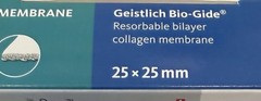 Geistlich Bio-Gide Resorbable Collagen Membrane 25x25mm Expiration: 2028-04