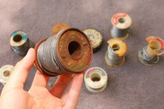 Solder 4 Pounds Old Various Types with Tins of Flux Vintage Historic Useful IZ