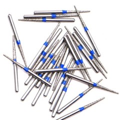 100Pcs FO-28EF Dental Diamond Burs for High Speed Handpiece FG 1.6mm 10Pcs/Pack