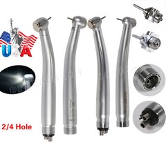 US Standard Bearing PUSH Dental High Speed E-type/ LED Handpiece 2/4 Hole