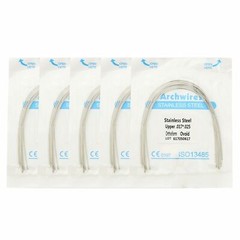 Dental Orthodontic Arch Wire Stainless Steel Ovoid/Natural/Square Rectangular
