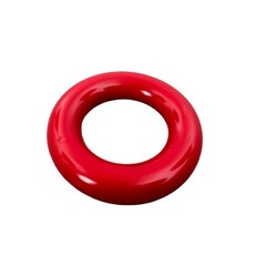 Red Vinyl-Coated Lead Ring Flask Weight for Laboratory Beakers/Flasks 10cm