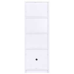 Coaster Laughlin 3-Shelf Engineered Wood Media Tower in White