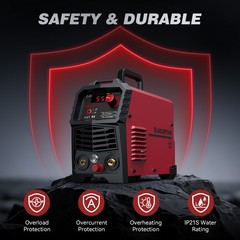 ARCCAPTAIN 55A Plasma Cutter Non-Touch Pilot Arc High-Frequency 120/240V DIGITAL