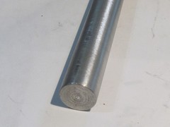 ALUMINUM ROD 1″ X 4″ Long 6061-T6 Tapped 3/8″- 16 (Both Ends) 1 Piece