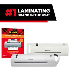 Scotch Thermal Laminating Pouches 100 Pack Ultra Clear Letter Size 8.9×11.4