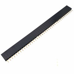40-Socket Female Header 0.1″ 2.54mm PCB Strip Connectors 10/20/40/80 Piece Packs
