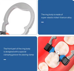 Dental Matrix Bands Ring Sectional Matrice Clamp Fit Garrison Palodent V3 System