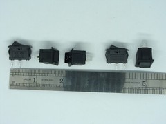 5 Pcs Pack Lot KCD 101 6A 250V AC 10A 125V 2 Pins 2 Position Power Button Switch