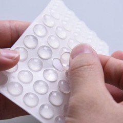 AUSTOR Rubber Feet Adhesive Bumper Pads Self Stick Furniture Buffer Clear