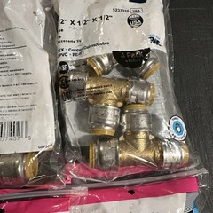 24 Sharkbite Max Push T Connect 1/2” x 1/2” x 1/2” Tee New 5233325 (338)