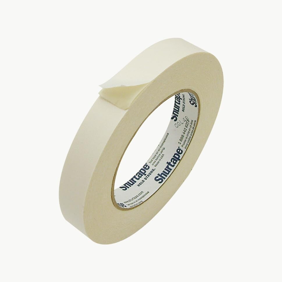 Shurtape DF-65 Double-Sided Flat Paper Tape 3/4 in. x 36 yds [Rubber Adhesive]