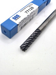 SGS Endmill 1/4″ Diameter 1″ LOC .015CR 7 Flute Solid Carbide 77128