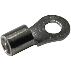 (100) Non-Insulated 12-10 Gauge #8 Ring Terminal Uninsulated Wire Connector USA