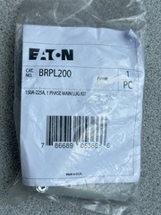NEW EATON BRPL200 Main Lug Kit, 200 Amp Load Center Lugs, 2 Pole