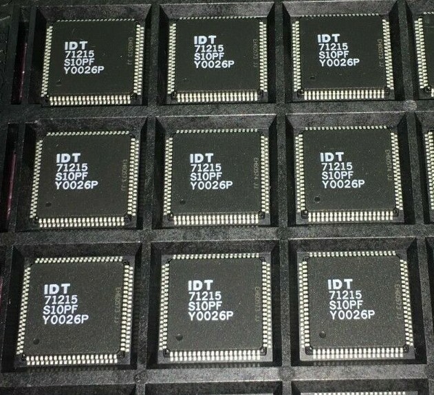 (2 PIECE LOT) IDT71215S10PF, IDT, Cache Tag SRAM, 16KX15, 10ns, BICMOS, PQFP80