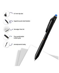 Pentonic B-RT 0.7mm Retractable Blue Ink Ball Point Pen Blister Pack of 3 Pens