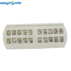 5pack Dental metal brackets roth/MBT orthodontic Mini braces slot.022 hook on345